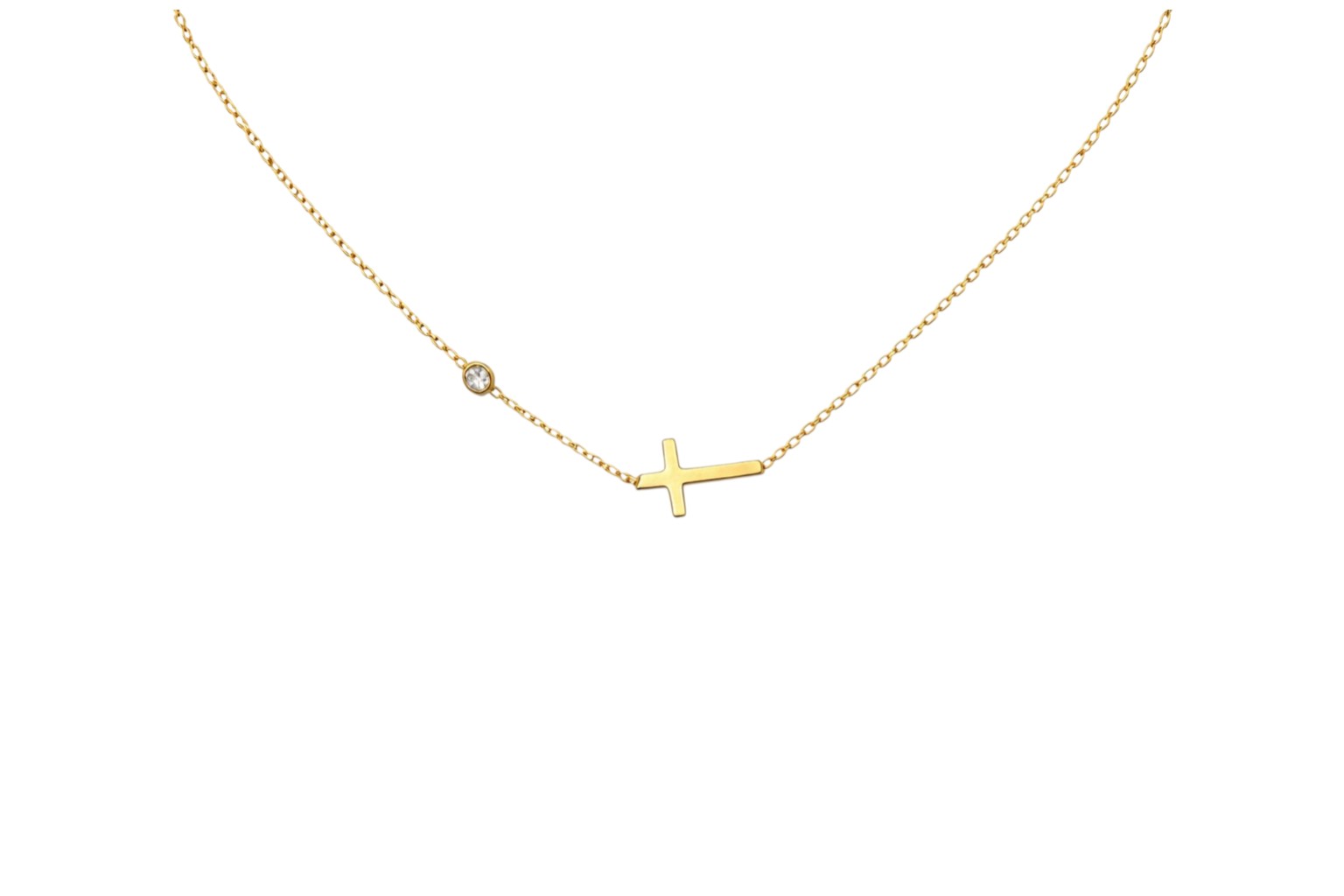 Serene Cross Necklace
