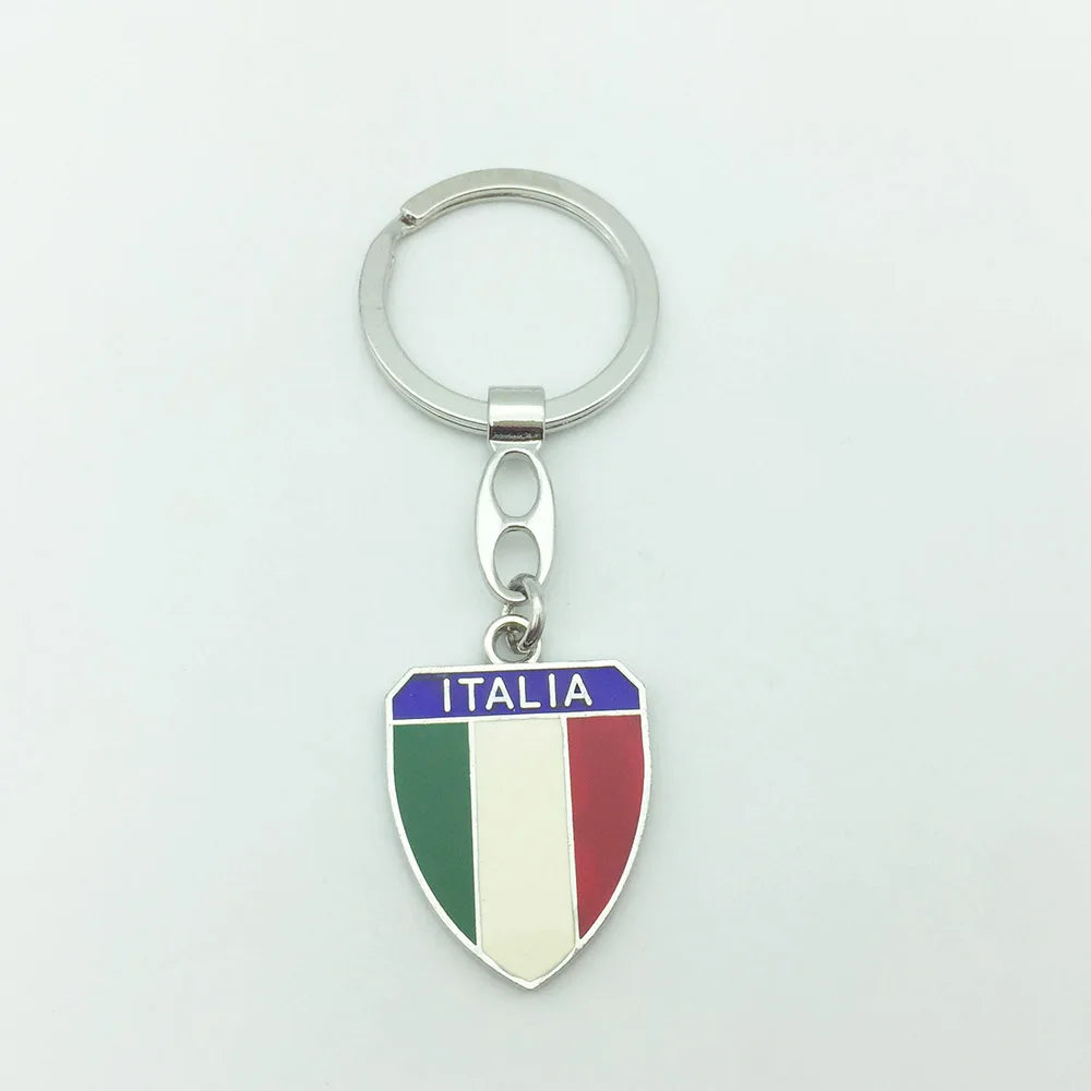 Italia Shield Key Ring