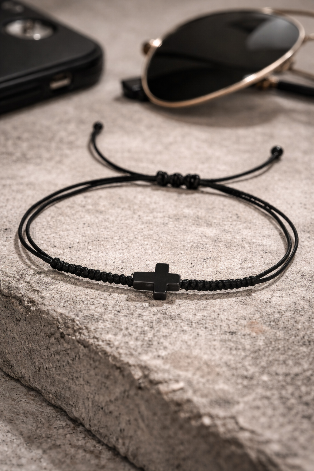 Nero Cross Braclet