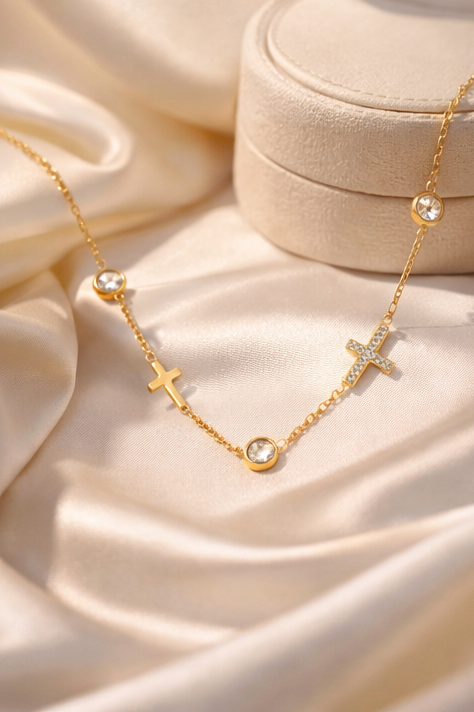 Carmela Cross Necklace