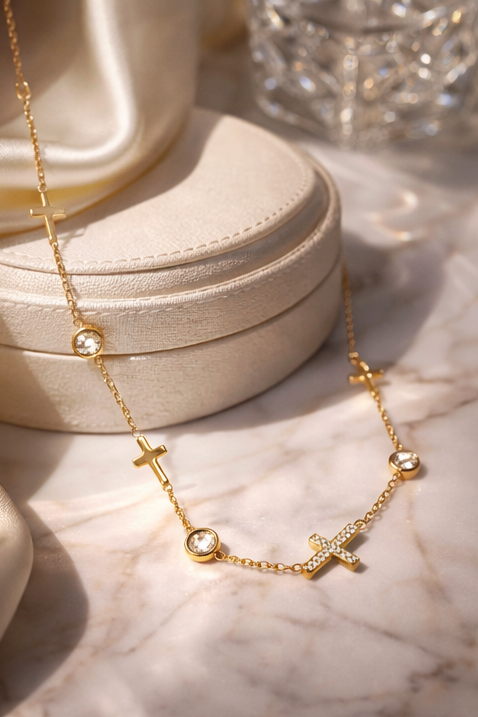 Carmela Cross Necklace