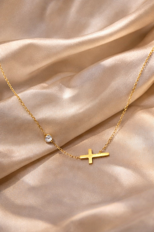 Serene Cross Necklace