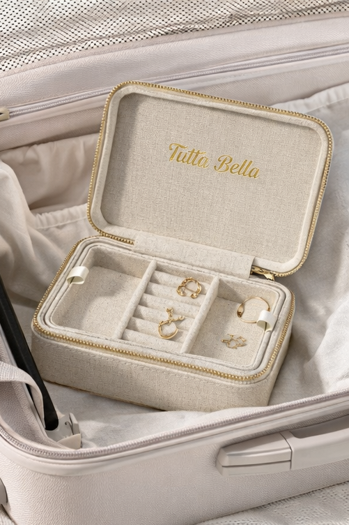 Cornicello Luxe Travel Jewellery Case