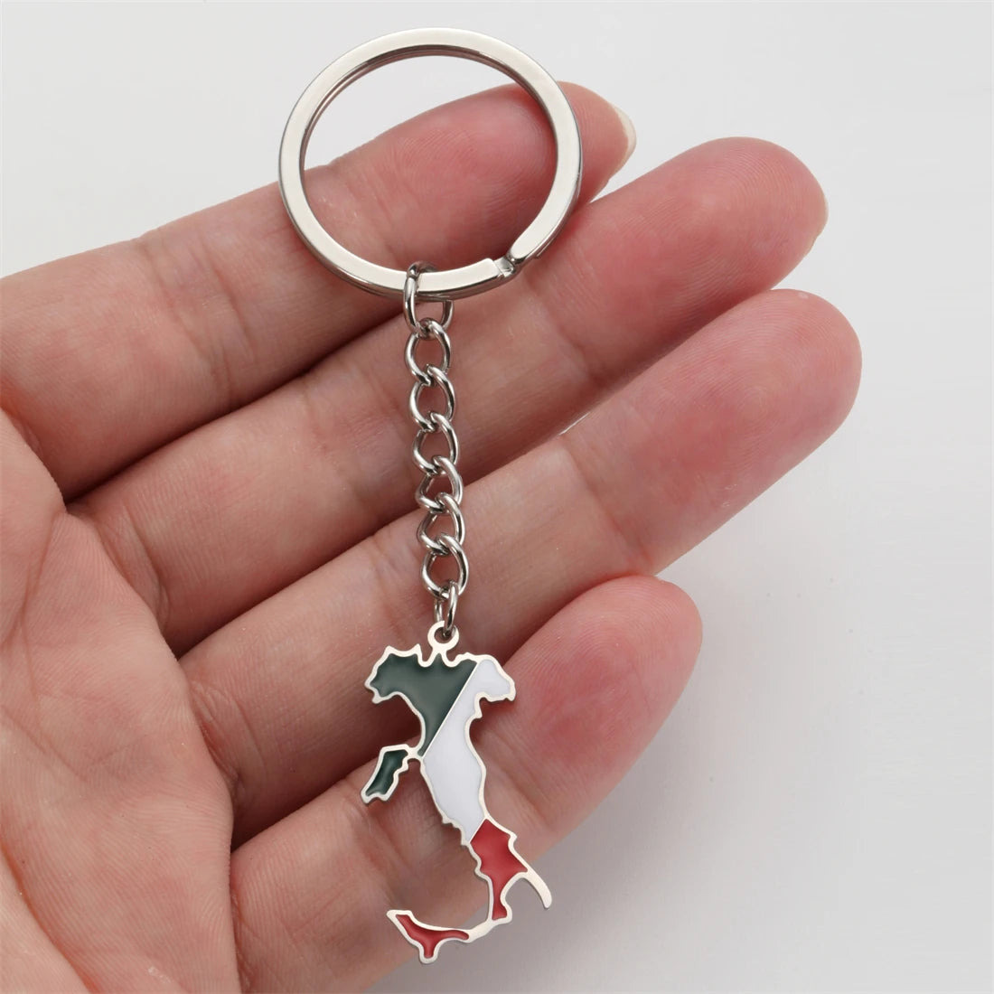 Italia Map Key Ring
