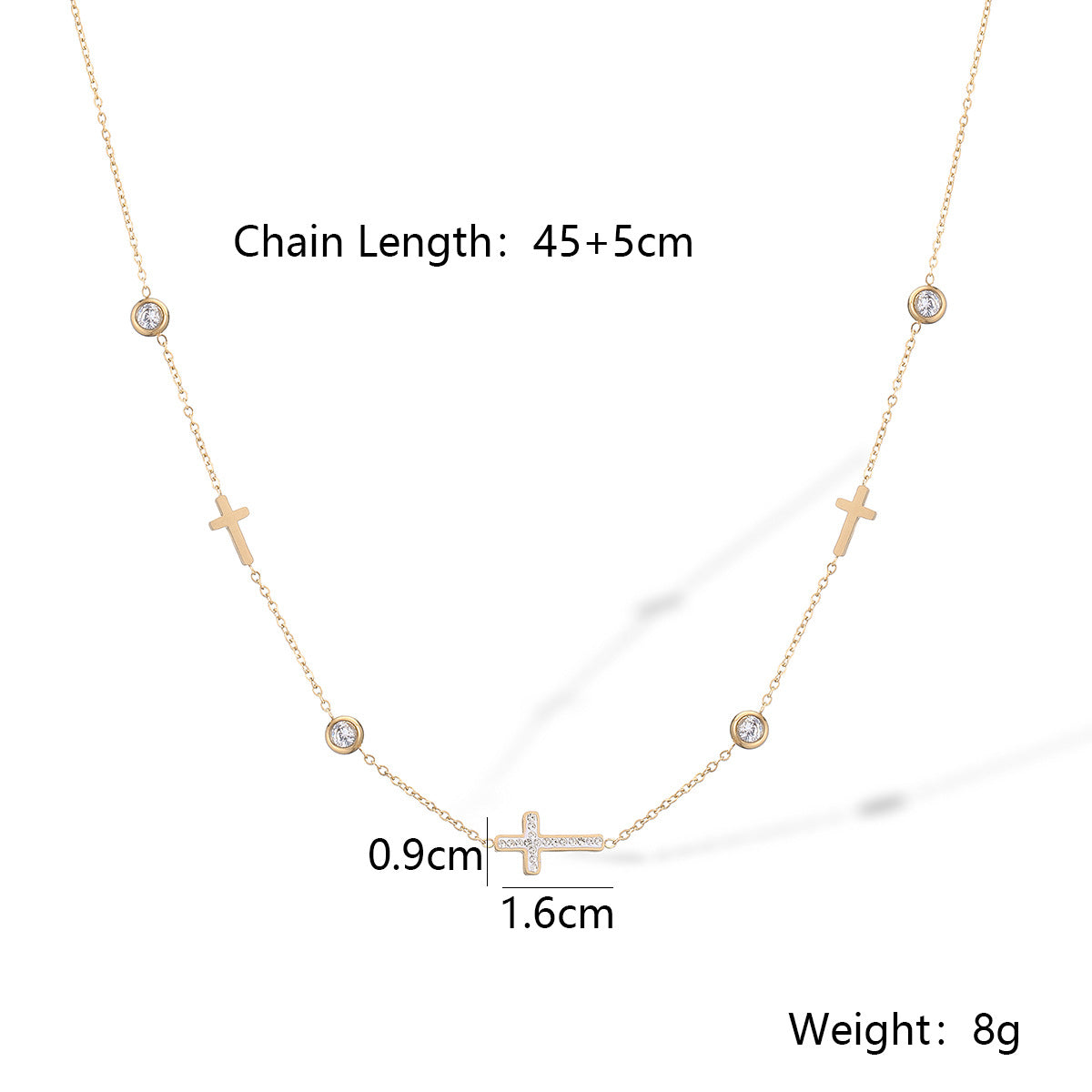Carmela Cross Necklace
