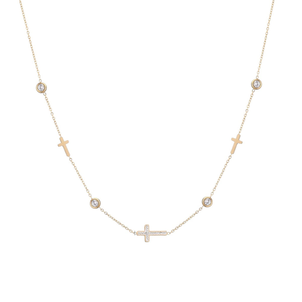 Carmela Cross Necklace