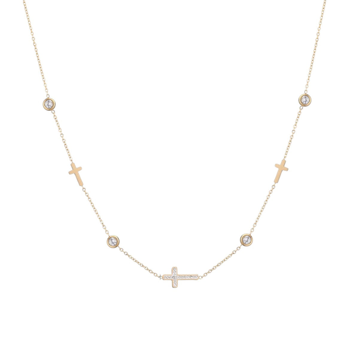 Carmela Cross Necklace