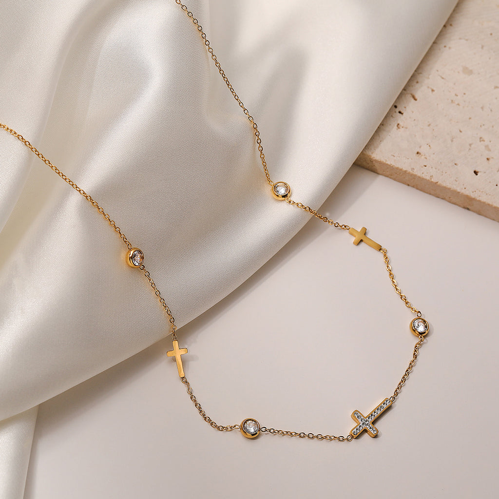 Carmela Cross Necklace