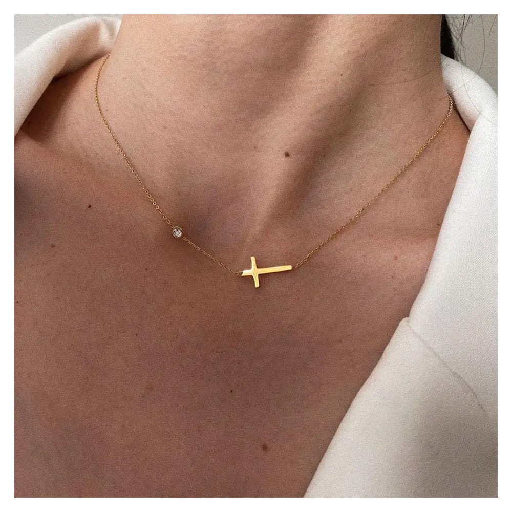 Serene Cross Necklace