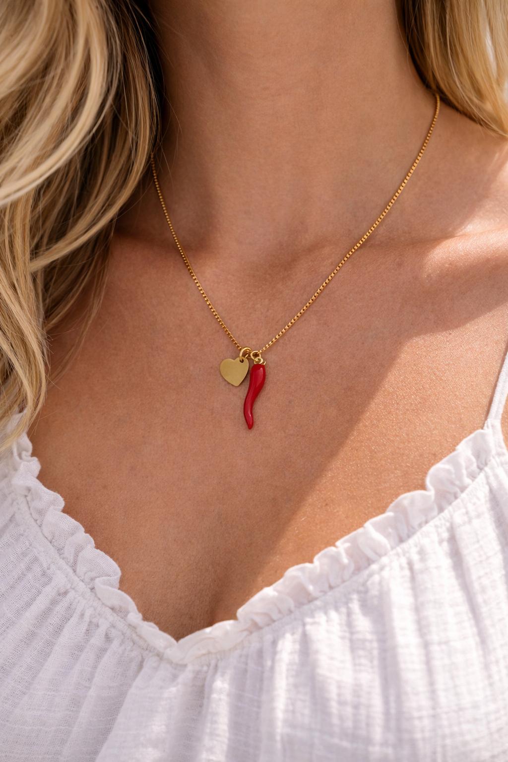 Amore & Fortuna Chilli Necklace