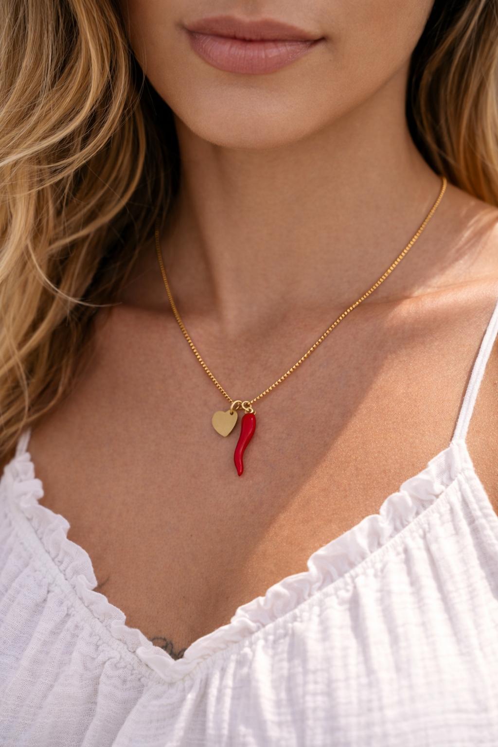 Amore & Fortuna Chilli Necklace