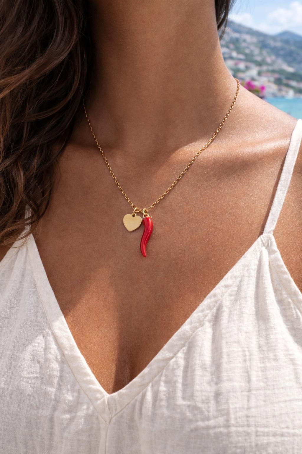 Amore & Fortuna Chilli Necklace
