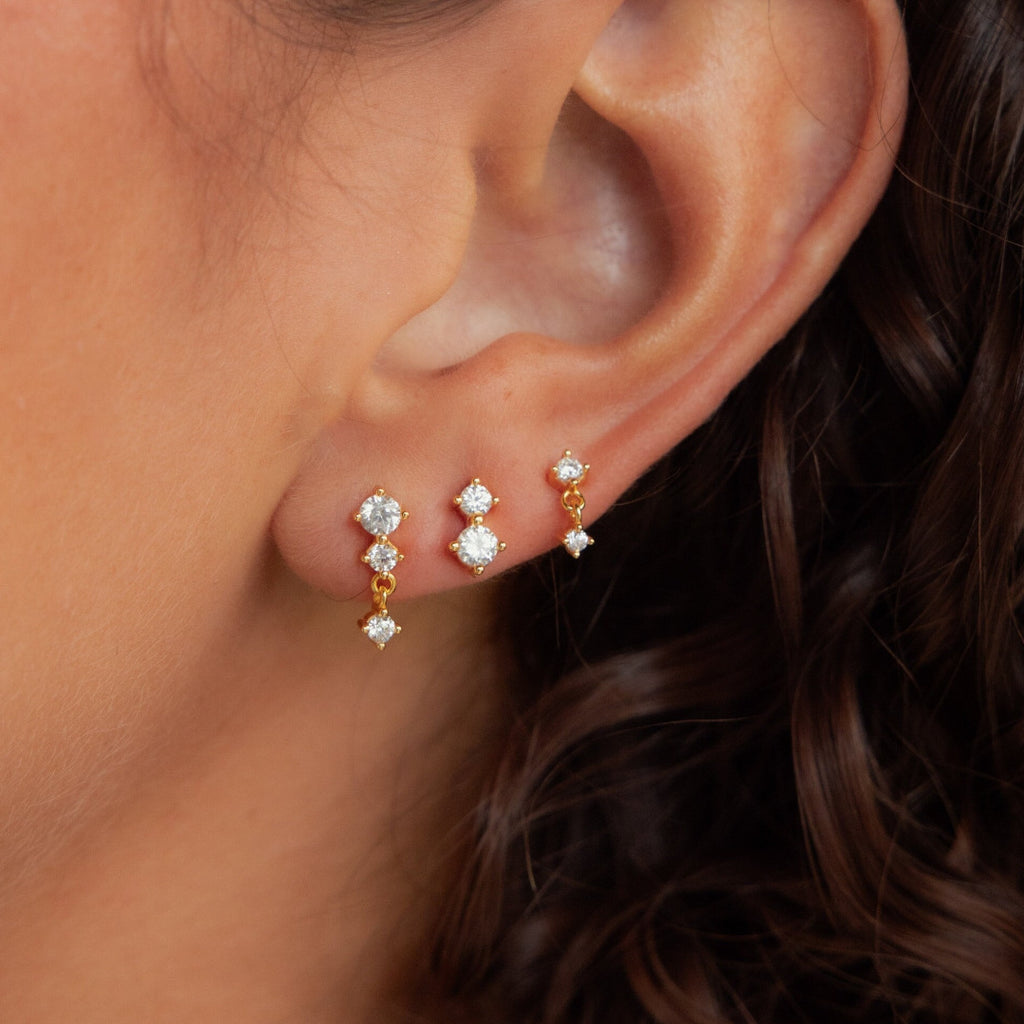 Luna Trio Stud Set