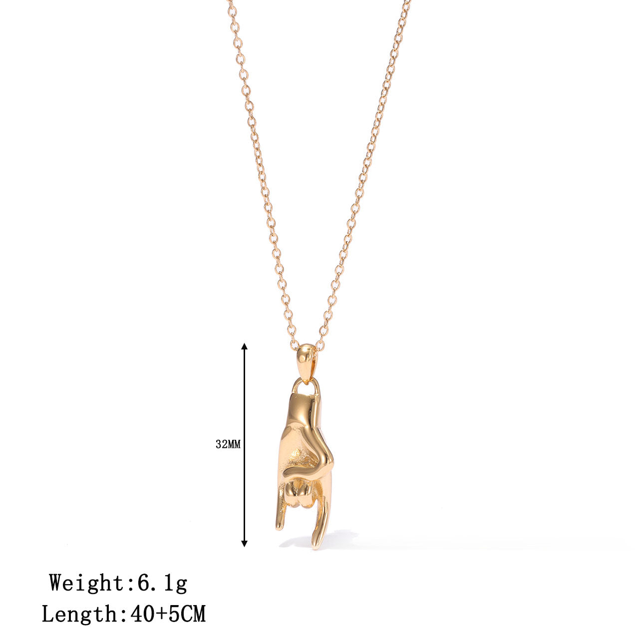 Mano Fortuna Necklace