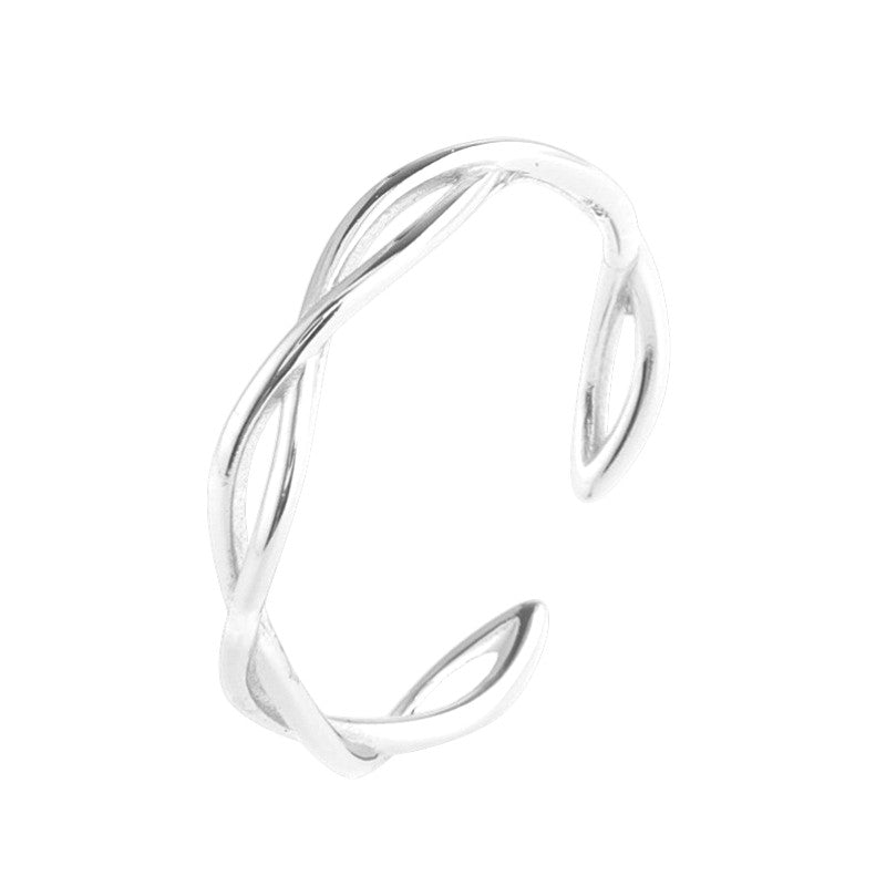 Vita Twist Ring Silver